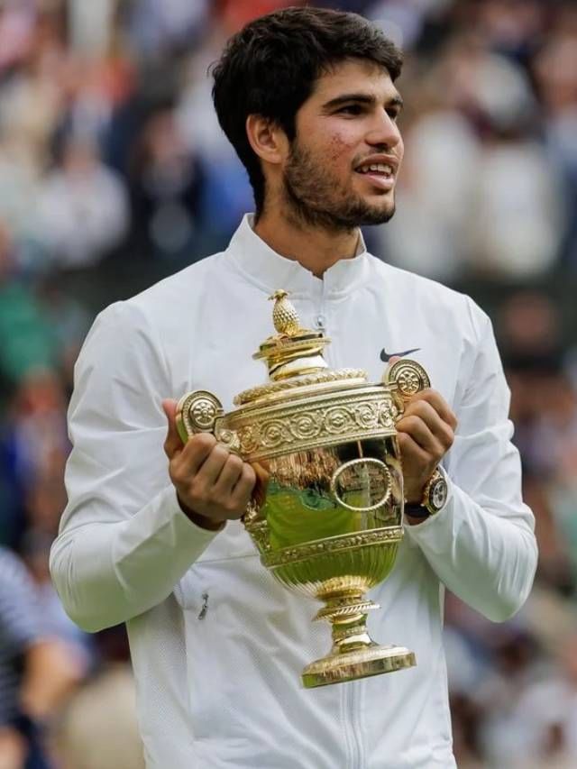 ಚೊಚ್ಚಲ ವಿಂಬಲ್ಡನ್ ಪ್ರಶಸ್ತಿ ಗೆದ್ದ 20ರ ಹರೆಯದ ಅಲ್ಕರಾಝ್