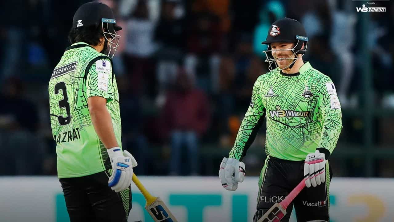 Zim Afro T10 2023: ಡರ್ಬನ್ ಖಲಂದರ್ಸ್ ದರ್ಬಾರ್: ಪಾರ್ಥೀವ್ ಪಟೇಲ್ ತಂಡಕ್ಕೆ ಸೋಲು Zim Afro T10 2023: ಡರ್ಬನ್ ಖಲಂದರ್ಸ್ ದರ್ಬಾರ್: ಪಾರ್ಥೀವ್ ಪಟೇಲ್ ತಂಡಕ್ಕೆ ಸೋಲು
