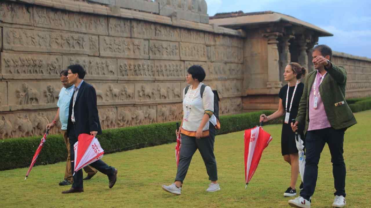 G-20 delegates visit world famous Hampi See in photos