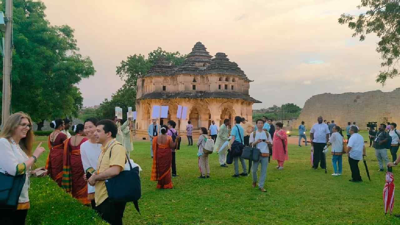 G-20 delegates visit world famous Hampi See in photos
