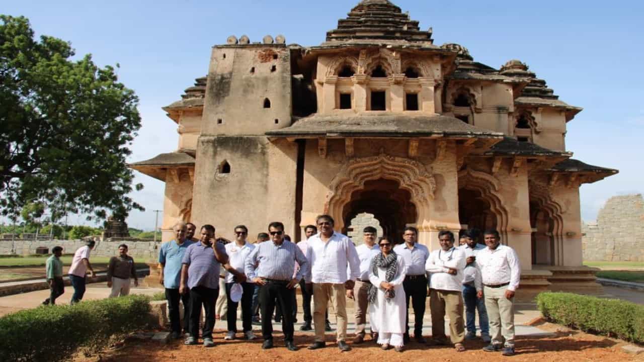 Hampi G20 Meeting: ಹಂಪಿಯಲ್ಲಿ ಜುಲೈ 9ರಿಂದ 16ರವರೆಗೆ ನಡೆಯಲಿರುವ ಜಿ20 ಸಭೆಯಲ್ಲಿ 43 ರಾಷ್ಟ್ರಗಳು ಭಾಗಿ Hampi G20 Meeting: ಹಂಪಿಯಲ್ಲಿ ಜುಲೈ 9ರಿಂದ 16ರವರೆಗೆ ನಡೆಯಲಿರುವ ಜಿ20 ಸಭೆಯಲ್ಲಿ 43 ರಾಷ್ಟ್ರಗಳು ಭಾಗಿ