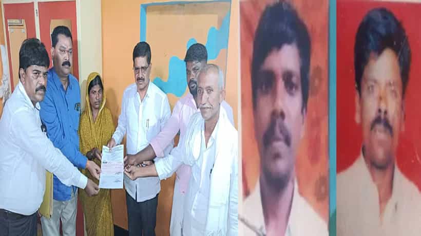 ಚರಂಡಿ ಸ್ವಚ್ಚಗೊಳಿಸುವಾಗ ಕಾರ್ಮಿಕರು ಸಾವು: ಕುಟುಂಬಗಳಿಗೆ ಪರಿಹಾರ ವಿತರಿಸಿದ ಶಾಸಕ ಬಿ.ದೇವೇಂದ್ರಪ್ಪ