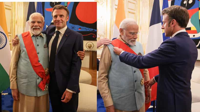 PM Modi France Visit: ಭಾರತದ ಪ್ರಧಾನಿಗೆ ಫ್ರಾನ್ಸ್ನ ಅತ್ಯುನ್ನತ ನಾಗರಿಕ ಪ್ರಶಸ್ತಿ, ಮೋದಿಗೆ ಮತ್ತೊಂದು ಗರಿ