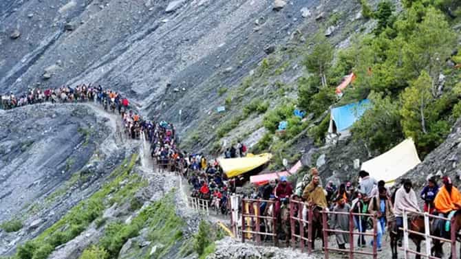 Amarnath Yatra: ಕಾಶ್ಮೀರದಲ್ಲಿ ಭಾರೀ ಮಳೆ, ಅಮರನಾಥ ಯಾತ್ರೆ ಸ್ಥಗಿತ