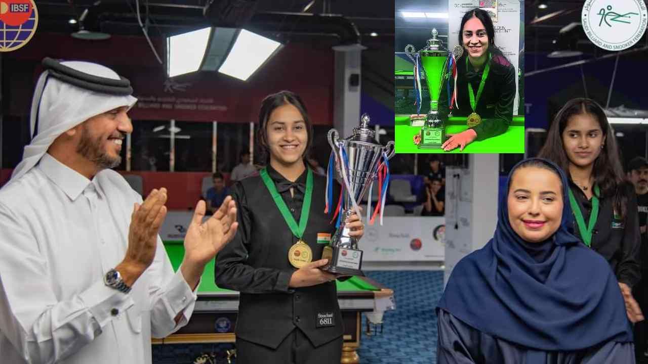 Lady Snooker Champ: ದೇಶಕ್ಕೆ ಚಿನ್ನದ ಕೊಡುಗೆ ನೀಡಿರುವ ಕೆಜಿಎಫ್​​ಗೆ, ದೂರದ ರಿಯಾದ್​​ನಿಂದ ಮತ್ತಷ್ಟು ಚಿನ್ನದ ‘ಕೀರ್ತಿ‘ ತಂದುಕೊಟ್ಟ ಸ್ನೂಕರ್ ಯುವತಿ!