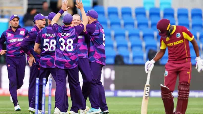 ICC World Cup Qualifiers 2023: ವೆಸ್ಟ್ ಇಂಡೀಸ್ ತಂಡವನ್ನು ಮಕಾಡೆ ಮಲಗಿಸಿದ ಸ್ಕಾಟ್ಲ್ಯಾಂಡ್
