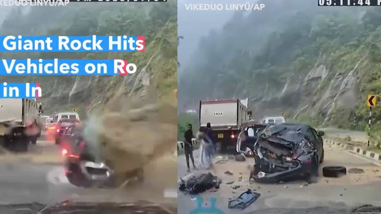 Viral Video: ಜನರೆಲ್ಲ ಬದುಕುಳಿದದ್ದಕ್ಕೆ ಈ ಕಾರಿನ ಗುಣಮಟ್ಟ ಕಾರಣವೋ, ಅವರ ಅದೃಷ್ಟವೋ? Viral Video: ಜನರೆಲ್ಲ ಬದುಕುಳಿದದ್ದಕ್ಕೆ ಈ ಕಾರಿನ ಗುಣಮಟ್ಟ ಕಾರಣವೋ, ಅವರ ಅದೃಷ್ಟವೋ?