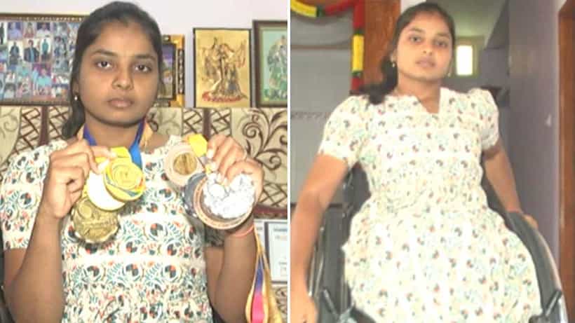 Chitradurga News: ಅಂಗವೈಕಲ್ಯತೆ ಮೆಟ್ಟಿನಿಂತು ಚಿನ್ನದ ಸಾಧನೆ ಮಾಡಿದ ಚಿತ್ರದುರ್ಗದ ಯುವತಿ: ನೆರವಿಗೆ ಜಿಲ್ಲಾಧಿಕಾರಿಗೆ ಪತ್ರ