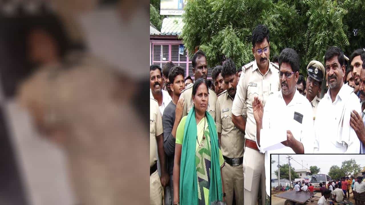 ನೇಣಿಗೆ ಶರಣಾದ ಗೃಹಿಣಿ; ಕೊಲೆ ಶಂಕೆ ವ್ಯಕ್ತಪಡಿಸಿ ಪತಿ ಮನೆ ಮುಂದೆ ಗ್ರಾಮಸ್ಥರಿಂದ ವಿನೂತನ ಪ್ರತಿಭಟನೆ! ನೇಣಿಗೆ ಶರಣಾದ ಗೃಹಿಣಿ; ಕೊಲೆ ಶಂಕೆ ವ್ಯಕ್ತಪಡಿಸಿ ಪತಿ ಮನೆ ಮುಂದೆ ಗ್ರಾಮಸ್ಥರಿಂದ ವಿನೂತನ ಪ್ರತಿಭಟನೆ!