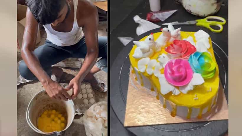 Viral Video: ಕೇಕ್ ತಯಾರಿಸುವ ಈ ವಿಡಿಯೋ ನೋಡಿದ್ದೀರಾ?