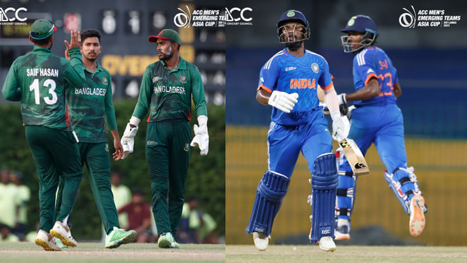 Emerging Asia Cup 2023; ಲಂಕಾ- ಪಾಕ್, ಭಾರತ- ಬಾಂಗ್ಲಾ ನಡುವೆ ಸೆಮಿಫೈನಲ್ ಫೈಟ್; ಗೆದ್ದವರಿಗೆ ಫೈನಲ್ ಟಿಕೆಟ್