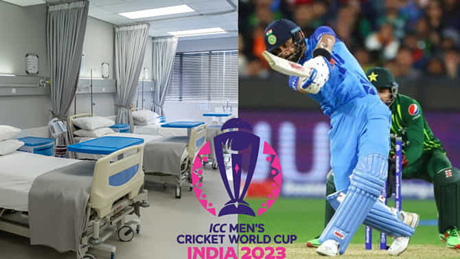 World Cup 2023: ಭಾರತ- ಪಾಕ್ ವಿಶ್ವಕಪ್ ಫೈಟ್; ಹೋಟೆಲ್​ಗಳು ಭರ್ತಿ, ಆಸ್ಪತ್ರೆಗಳತ್ತ ಮುಖ ಮಾಡಿದ ಫ್ಯಾನ್ಸ್!