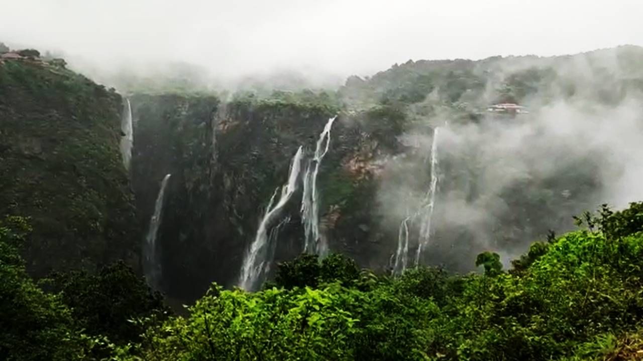 Jog Falls: ಭೋರ್ಗರೆಯುತ್ತಿರುವ ಜೋಗ ಜಲಪಾತ, ನೋಡ ನೋಡ ಎಷ್ಟು ಚಂದ ಅಲಾ, ನೀವೂ ಕಣ್ತುಂಬಿಕೊಳ್ಳಿ