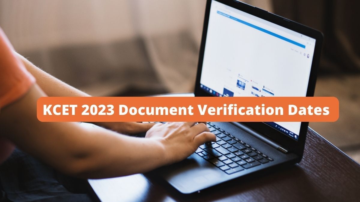 KCET 2023 ದಾಖಲೆ ಪರಿಶೀಲನೆ ದಿನಾಂಕಗಳನ್ನು ಬಿಡುಗಡೆ ಮಾಡಲಾಗಿದೆ, ಕೆಸಿಇಟಿ ಶ್ರೇಣಿಯ ವೇಳಾಪಟ್ಟಿಯನ್ನು ಇಲ್ಲಿ ಪರಿಶೀಲಿಸಿ KCET 2023 ದಾಖಲೆ ಪರಿಶೀಲನೆ ದಿನಾಂಕಗಳನ್ನು ಬಿಡುಗಡೆ ಮಾಡಲಾಗಿದೆ, ಕೆಸಿಇಟಿ ಶ್ರೇಣಿಯ ವೇಳಾಪಟ್ಟಿಯನ್ನು ಇಲ್ಲಿ ಪರಿಶೀಲಿಸಿ