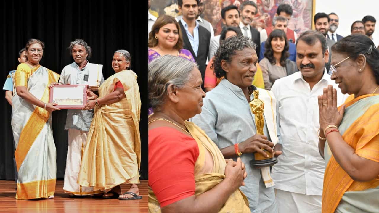 Droupadi Murmu: ಬೊಮ್ಮನ್-ಬೆಳ್ಳಿ ದಂಪತಿಯನ್ನು ಸನ್ಮಾನಿಸಿದ ರಾಷ್ಟ್ರಪತಿ ದ್ರೌಪದಿ ಮುರ್ಮು Droupadi Murmu: ಬೊಮ್ಮನ್-ಬೆಳ್ಳಿ ದಂಪತಿಯನ್ನು ಸನ್ಮಾನಿಸಿದ ರಾಷ್ಟ್ರಪತಿ ದ್ರೌಪದಿ ಮುರ್ಮು