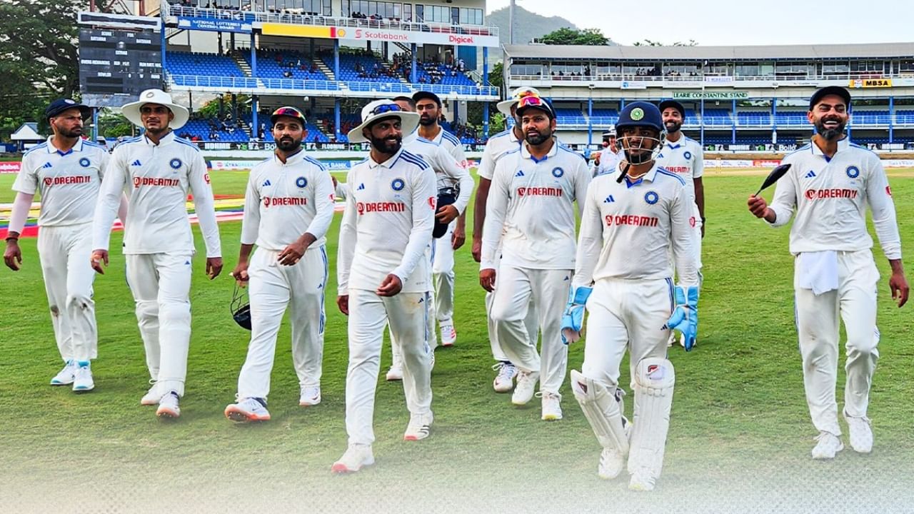 IND vs WI: ಕೊಹ್ಲಿ ಶತಕ, 438 ರನ್​ಗಳಿಗೆ ಮೊದಲ ಇನ್ನಿಂಗ್ಸ್ ಮುಗಿಸಿದ ಭಾರತ; ವಿಂಡೀಸ್ ದಿಟ್ಟ ಉತ್ತರ