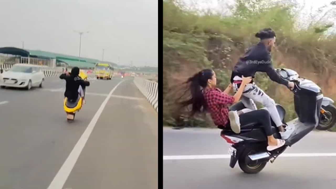 Bengaluru Mysuru Highway: ಎಕ್ಸ್ಪ್ರೆಸ್ ವೇನಲ್ಲೂ ಶುರುವಾಯ್ತು ವ್ಹೀಲಿಂಗ್, ಪುಂಡರ ಹೆಡೆಮುರಿ ಕಟ್ಟಿದ ಪೊಲೀಸ್ರು Bengaluru Mysuru Highway: ಎಕ್ಸ್ಪ್ರೆಸ್ ವೇನಲ್ಲೂ ಶುರುವಾಯ್ತು ವ್ಹೀಲಿಂಗ್, ಪುಂಡರ ಹೆಡೆಮುರಿ ಕಟ್ಟಿದ ಪೊಲೀಸ್ರು