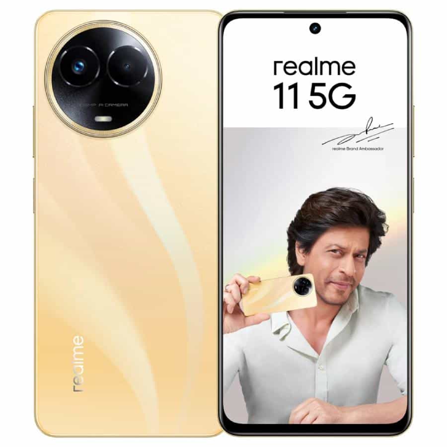 ಕಳೆದ ವಾರ ಭಾರತಕ್ಕೆ ಪಾದಾರ್ಪಣೆ ಮಾಡಿದ ರಿಯಲ್ ಮಿ 11 5G (Realme 11 5G) ಸ್ಮಾರ್ಟ್ಫೋನ್ ಇದೀಗ ಖರೀದಿಗೆ ಸಿಗುತ್ತಿದೆ. ಬಜೆಟ್ ವಿಭಾಗದಲ್ಲಿರುವ ಬೆಸ್ಟ್ ಫೋನ್ ಇದಾಗಿದ್ದು, ಬೆಲೆಗೂ ಮೀರಿದ ಫೀಚರ್ಸ್ ಇದರಲ್ಲಿದೆ. ಮೀಡಿಯಾ ಟೆಕ್ ಡೈಮೆನ್ಸಿಟಿ 6100+ SoC, 6.72-ಇಂಚಿನ ಡಿಸ್ ಪ್ಲೇ, ದೊಡ್ಡ 5000mAh ಬ್ಯಾಟರಿ ಸೇರಿದಂತೆ ಅನೇಕ ವಿಶೇಷತೆಗಳಿಂದ ಈ ಸ್ಮಾರ್ಟ್ಫೋನ್ ಕೂಡಿದೆ.