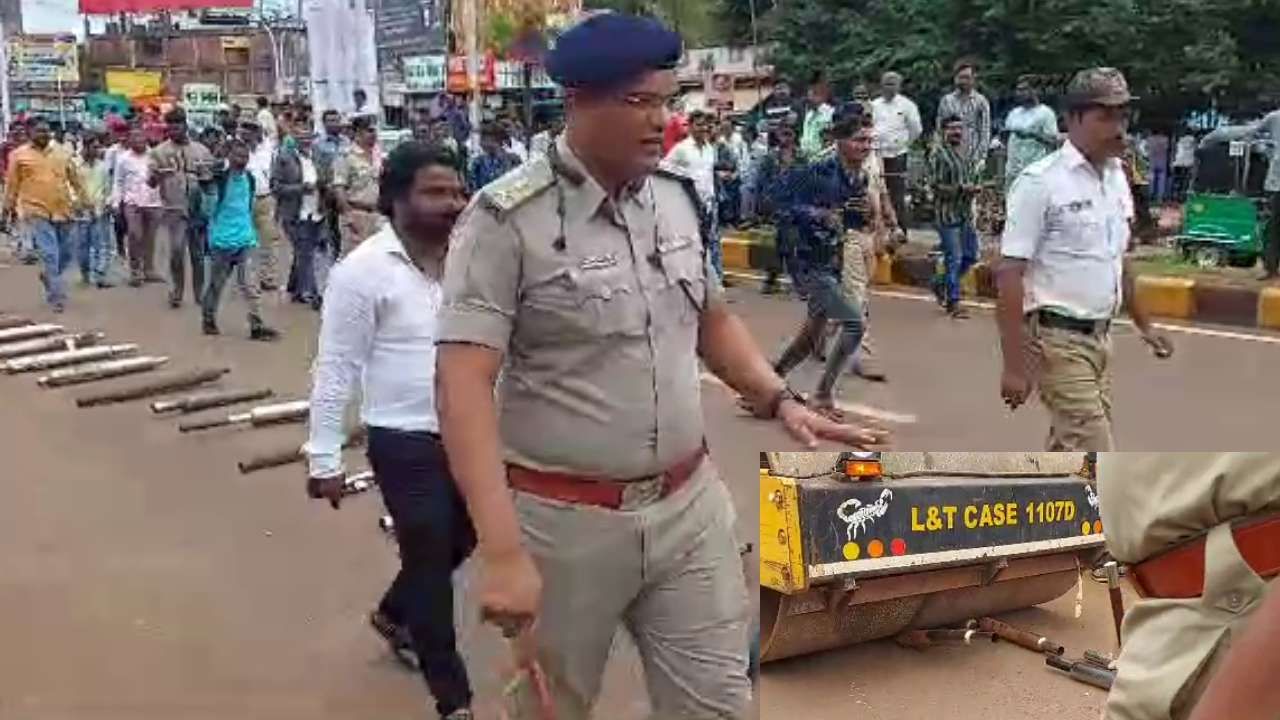 Noisy bike silencers: ಇದಪ್ಪಾ ಪೊಲೀಸ್​​ ವರಸೆ -ಹತ್ತಾರು ಬೈಕ್ ಸೈಲನ್ಸರ್​​ ಮೇಲೆ ಬೀದರ್ ಪೊಲೀಸರು ರೋಲರ್ ಹತ್ತಿಸಿಯೇ ಬಿಟ್ಟರು!