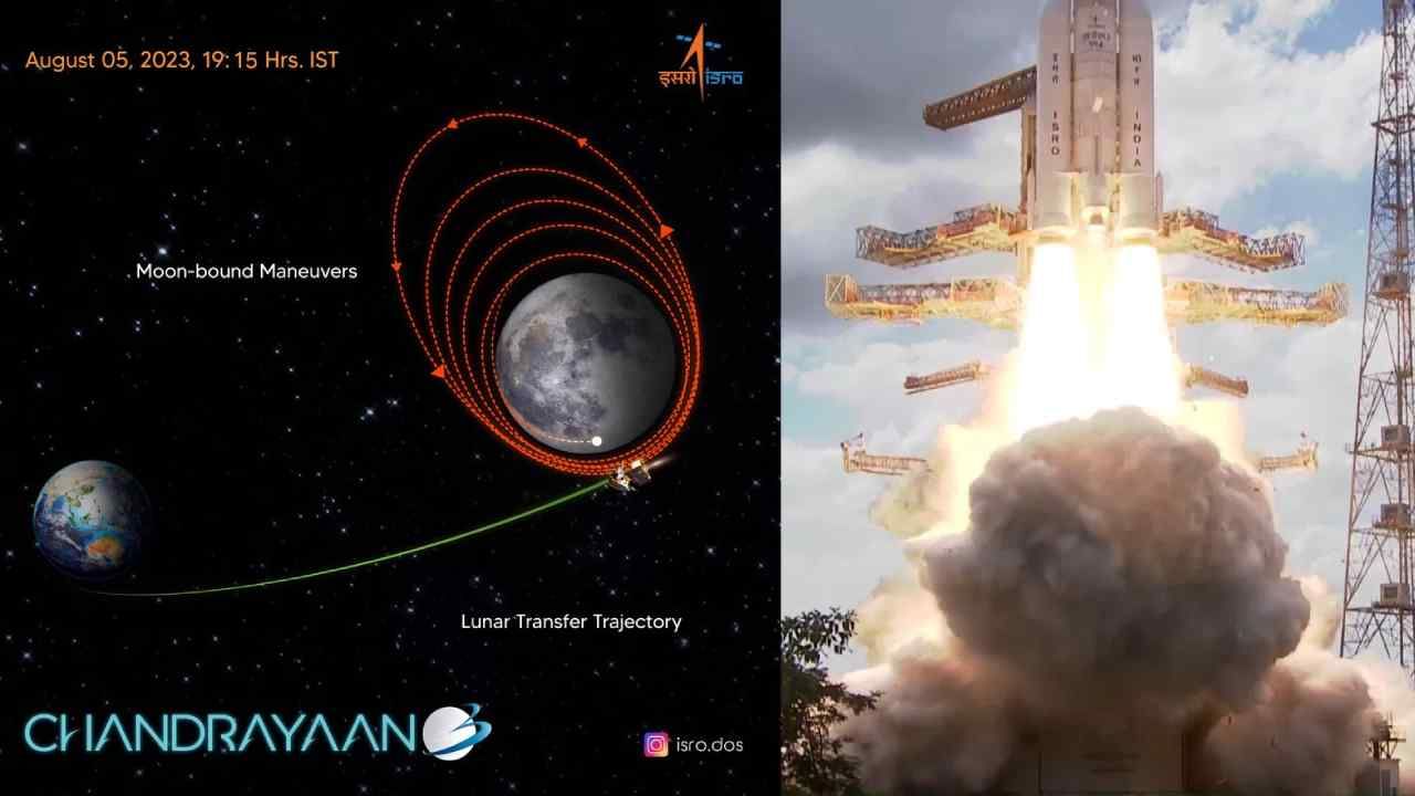 Chandrayaan-3 Mission: ಯಶಸ್ವಿಯಾಗಿ ಚಂದ್ರನ ಕಕ್ಷೆ ತಲುಪಿದ ಚಂದ್ರಯಾನ-3