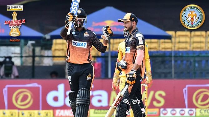 ತಾಹ ಸ್ಪೋಟಕ ಅರ್ಧಶತಕ: ಸೆಮಿಫೈನಲ್ಗೆ ಹೆಜ್ಜೆಯಿಟ್ಟ ಹುಬ್ಬಳ್ಳಿ ಟೈಗರ್ಸ್ ತಾಹ ಸ್ಪೋಟಕ ಅರ್ಧಶತಕ: ಸೆಮಿಫೈನಲ್ಗೆ ಹೆಜ್ಜೆಯಿಟ್ಟ ಹುಬ್ಬಳ್ಳಿ ಟೈಗರ್ಸ್