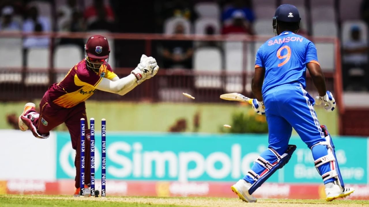 ವೆಸ್ಟ್ ಇಂಡೀಸ್ಗೆ ಸುಲಭ ಗುರಿ ನೀಡಿದ ಟೀಮ್ ಇಂಡಿಯಾ ವೆಸ್ಟ್ ಇಂಡೀಸ್ಗೆ ಸುಲಭ ಗುರಿ ನೀಡಿದ ಟೀಮ್ ಇಂಡಿಯಾ