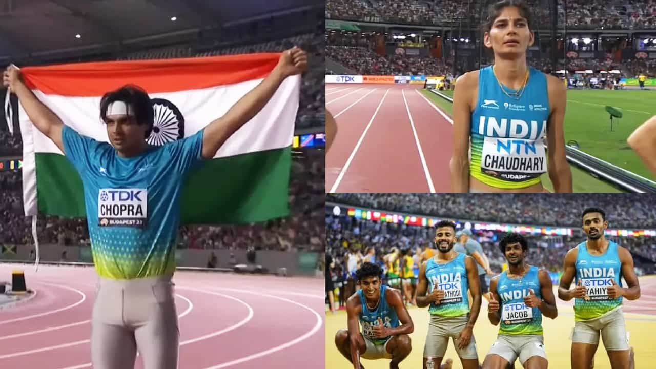 ವಿಶ್ವ ಅಥ್ಲೆಟಿಕ್ಸ್ ಚಾಂಪಿಯನ್ಶಿಪ್ನಲ್ಲಿ ಭಾರತಕ್ಕೆ 18ನೇ ಸ್ಥಾನ: ಇಲ್ಲಿದೆ ಪದಕ ಪಟ್ಟಿ ವಿಶ್ವ ಅಥ್ಲೆಟಿಕ್ಸ್ ಚಾಂಪಿಯನ್ಶಿಪ್ನಲ್ಲಿ ಭಾರತಕ್ಕೆ 18ನೇ ಸ್ಥಾನ: ಇಲ್ಲಿದೆ ಪದಕ ಪಟ್ಟಿ