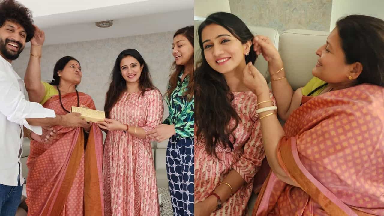 ಮದುವೆಗೆ ಕರೆಯಲು ಹೋದ ಹರ್ಷಿಕಾ ಪೂಣಚ್ಚಗೆ ಉಡುಗೊರೆಯಾಗಿ ಚಿನ್ನ ಕೊಟ್ಟ ಹಿರಿಯ ನಟಿ ಮದುವೆಗೆ ಕರೆಯಲು ಹೋದ ಹರ್ಷಿಕಾ ಪೂಣಚ್ಚಗೆ ಉಡುಗೊರೆಯಾಗಿ ಚಿನ್ನ ಕೊಟ್ಟ ಹಿರಿಯ ನಟಿ