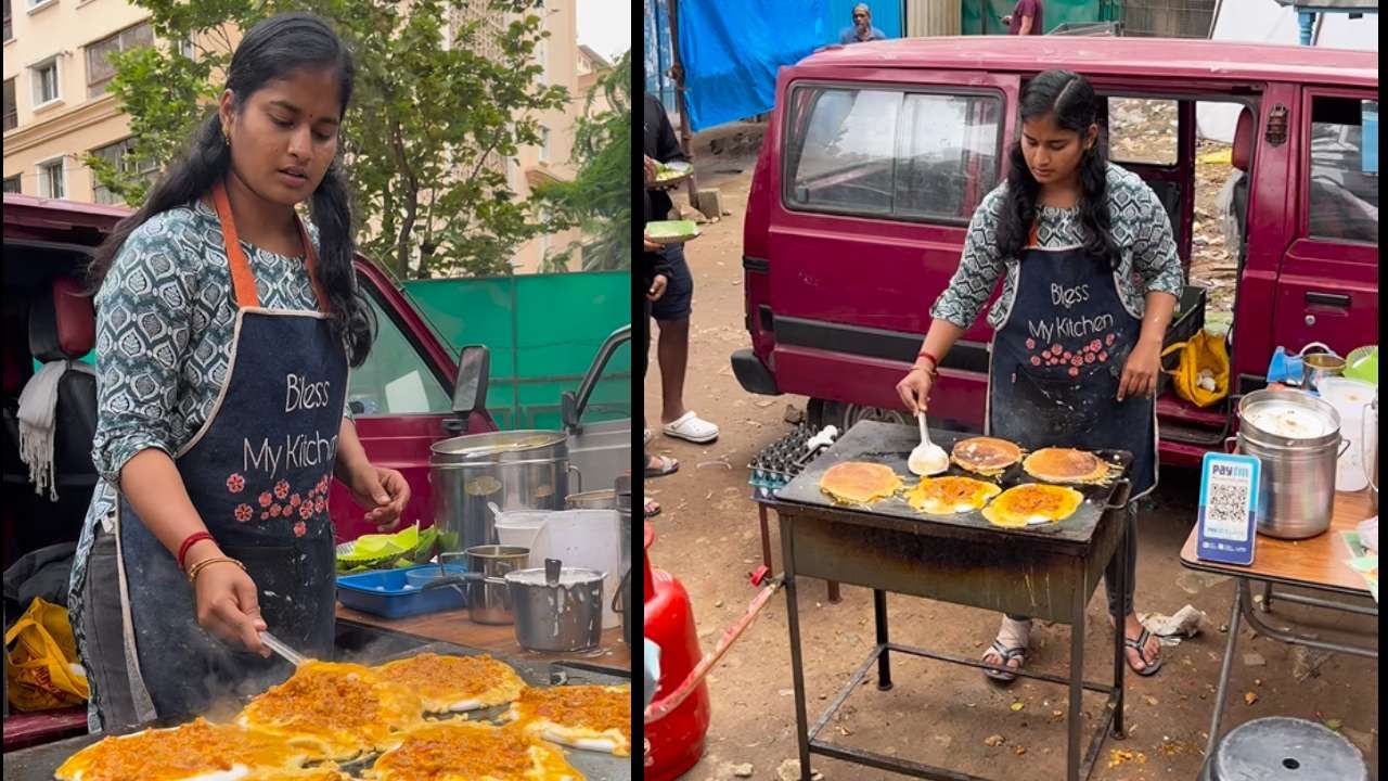 Viral Video: ಕರಿದೋಸೆ ವೀಣಕ್ಕ; ಬೀದಿಬದಿ ಹೋಟೆಲ್ ಶುರುಮಾಡಿದ ಸಾಫ್ಟ್​ವೇರ್ ಎಂಜಿನಿಯರ್