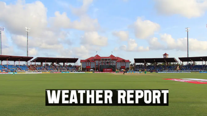 IND vs WI: ಭಾರತದ ಸರಣಿ ಗೆಲುವಿನ ಕನಸಿಗೆ ಮಳೆ ಅಡ್ಡಿ? ಇಲ್ಲಿದೆ ಫ್ಲೋರಿಡಾದ ಹವಾಮಾನ ವರದಿ IND vs WI: ಭಾರತದ ಸರಣಿ ಗೆಲುವಿನ ಕನಸಿಗೆ ಮಳೆ ಅಡ್ಡಿ? ಇಲ್ಲಿದೆ ಫ್ಲೋರಿಡಾದ ಹವಾಮಾನ ವರದಿ