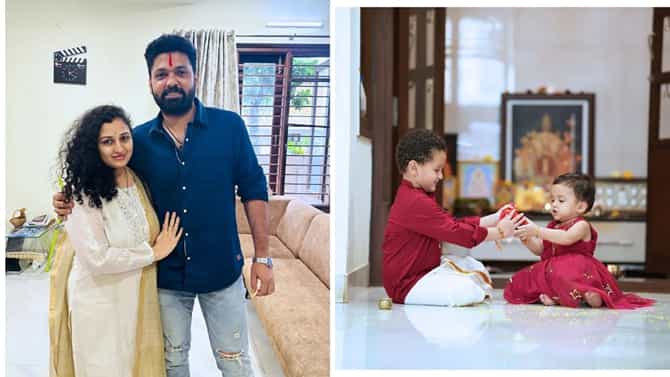 ಪ್ರಗತಿ ಮನೆಯಲ್ಲಿ ಹೇಗಿತ್ತು ನೋಡಿ ರಕ್ಷಾ ಬಂಧನದ ಸಂಭ್ರಮ; ಪ್ರೀತಿಯ ಅಣ್ಣ ರಕ್ಷಿತ್​ಗೆ ರಾಖಿ ಕಟ್ಟಿದ ರಿಷಬ್ ಪತ್ನಿ