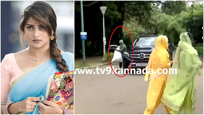 ರಚಿತಾ ರಾಮ್​ ಕಾರು ಚಾಲಕನ ಅಜಾಗರೂಕತೆ; ಕೂದಲೆಳೆಯಲ್ಲಿ ತಪ್ಪಿದ ದುರಂತ