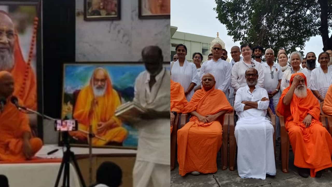 'ಜೈಲರ್' ಸಿನಿಮಾ ಬಿಡುಗಡೆ ದಿನವೇ ಆಶ್ರಮದಲ್ಲಿ ಸ್ವಾಮಿಗಳ ಸಂಘದಲ್ಲಿ ಕಳೆದ ರಜನೀಕಾಂತ್ 'ಜೈಲರ್' ಸಿನಿಮಾ ಬಿಡುಗಡೆ ದಿನವೇ ಆಶ್ರಮದಲ್ಲಿ ಸ್ವಾಮಿಗಳ ಸಂಘದಲ್ಲಿ ಕಳೆದ ರಜನೀಕಾಂತ್