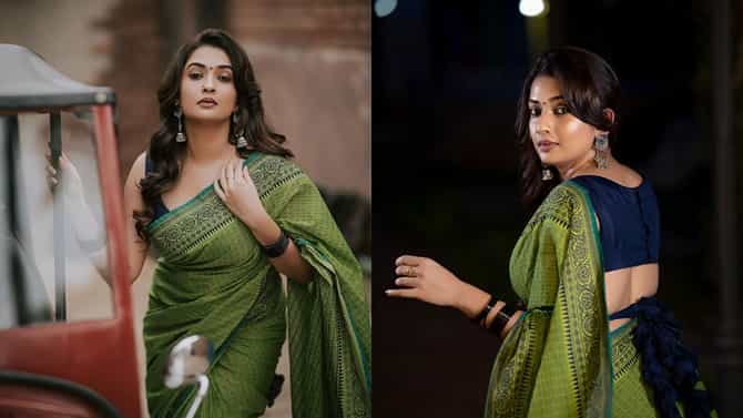 ಸೀರೆ ಉಟ್ಟು ಬಂದ ಮಂಗಳೂರು ಚೆಲುವೆ ಸೋನಲ್ ಮೊಂತೇರೊ
