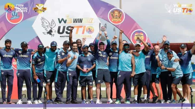 ಚೊಚ್ಚಲ ಆವೃತ್ತಿಯ ಯುಎಸ್ ಮಾಸ್ಟರ್ಸ್ ಟಿ10 ಲೀಗ್ ಗೆದ್ದ ಟೆಕ್ಸಾಸ್ ಚಾರ್ಜರ್ಸ್..!