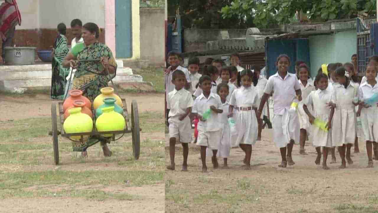 ಗದಗ: ಜಿಲ್ಲೆಯಲ್ಲೇ ಅತಿ ಹೆಚ್ಚು ಮಕ್ಕಳಿರುವ ಆದರಹಳ್ಳಿ ಸರ್ಕಾರಿ ಶಾಲೆಯಲ್ಲಿ ನೀರಿಗಾಗಿ ಪರದಾಟ