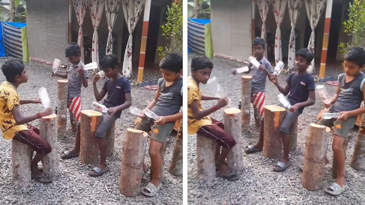 Viral Video: ಸ್ವಾತಂತ್ರ್ಯೋತ್ಸವದ ನಿಮಿತ್ತ ಖಾಲೀಬಾಟಲಿ ತಾಳವಾದ್ಯ ಕಛೇರಿಗೆ ನಿಮ್ಮನ್ನು ಆಹ್ವಾನಿಸಲಾಗಿದೆ