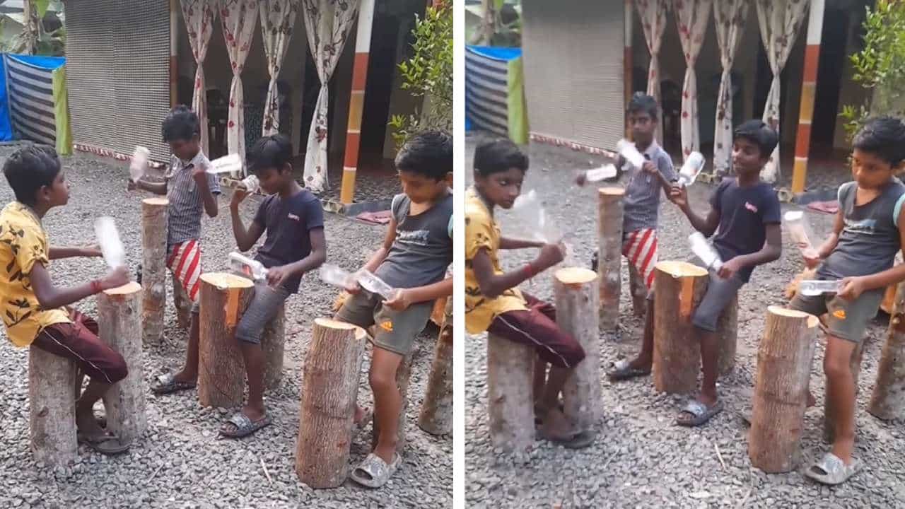 Viral Video: ಸ್ವಾತಂತ್ರ್ಯೋತ್ಸವದ ನಿಮಿತ್ತ ಖಾಲೀಬಾಟಲಿ ತಾಳವಾದ್ಯ ಕಛೇರಿಗೆ ನಿಮ್ಮನ್ನು ಆಹ್ವಾನಿಸಲಾಗಿದೆ Viral Video: ಸ್ವಾತಂತ್ರ್ಯೋತ್ಸವದ ನಿಮಿತ್ತ ಖಾಲೀಬಾಟಲಿ ತಾಳವಾದ್ಯ ಕಛೇರಿಗೆ ನಿಮ್ಮನ್ನು ಆಹ್ವಾನಿಸಲಾಗಿದೆ