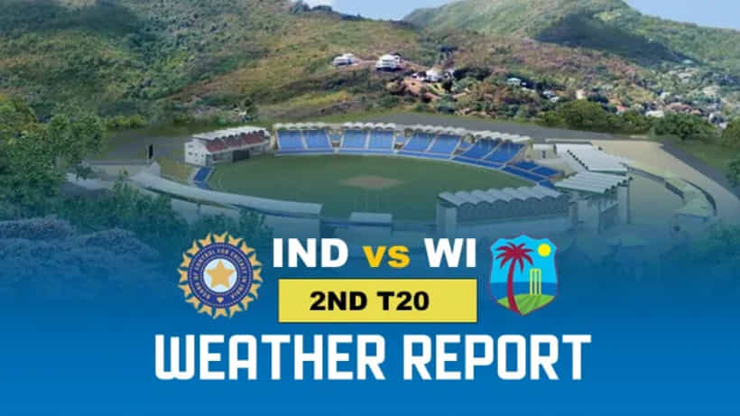 IND vs WI: 2ನೇ ಟಿ20 ಪಂದ್ಯಕ್ಕೆ ಮಳೆ ಕಾಟ?ಇಲ್ಲಿದೆ ಜಾರ್ಜ್ಟೌನ್ ಹವಾಮಾನ ವರದಿ