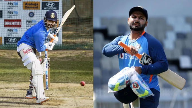 Rishabh Pant: 140 ಕಿ.ಮೀ ವೇಗದ ಬೆಂಕಿಯುಂಡೆಗಳ ಎದುರು ಬ್ಯಾಟ್ ಬೀಸಿದ ರಿಷಭ್ ಪಂತ್..! Rishabh Pant: 140 ಕಿ.ಮೀ ವೇಗದ ಬೆಂಕಿಯುಂಡೆಗಳ ಎದುರು ಬ್ಯಾಟ್ ಬೀಸಿದ ರಿಷಭ್ ಪಂತ್..!