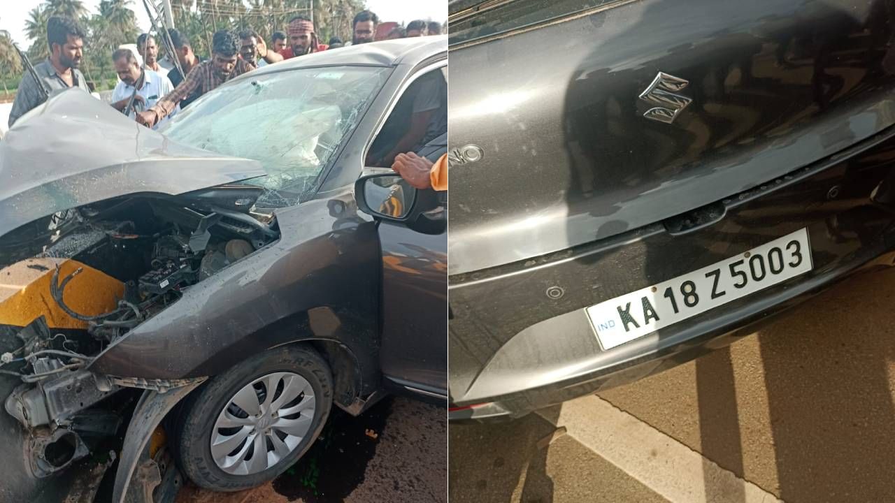 ಚಿಕ್ಕಮಗಳೂರು: ಚಾಲಕನ ನಿಯಂತ್ರಣ ತಪ್ಪಿ ಡಿವೈಡರ್ಗೆ ಕಾರು ಡಿಕ್ಕಿ: ಇಬ್ಬರು ಸ್ಥಳದಲ್ಲೇ ಸಾವು