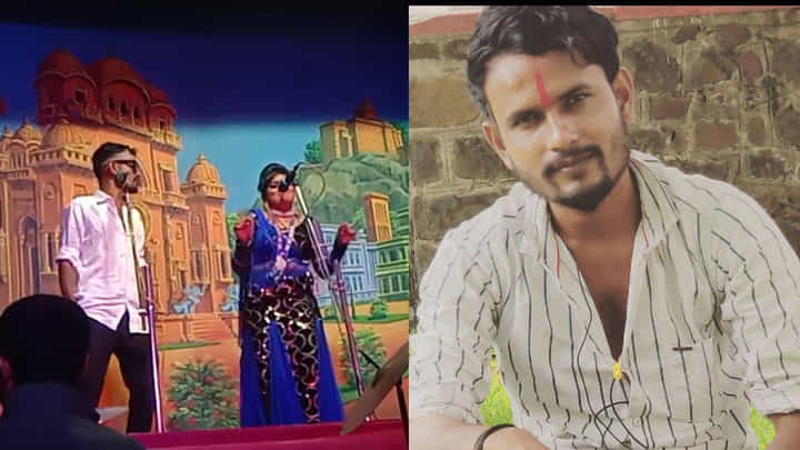 ಅಮಾವಾಸ್ಯೆಯ ರಾತ್ರಿ ನಾಟಕ ಪ್ರದರ್ಶನ ಮಾಡುವ ವೇಳೆ ವೇದಿಕೆಯಲ್ಲೇ ಕುಸಿದು ಬಿದ್ದು ಯುವ ಕಲಾವಿದ ಸಾವು - ಮೊಬೈಲ್ನಲ್ಲಿ ಸೆರೆ ಅಮಾವಾಸ್ಯೆಯ ರಾತ್ರಿ ನಾಟಕ ಪ್ರದರ್ಶನ ಮಾಡುವ ವೇಳೆ ವೇದಿಕೆಯಲ್ಲೇ ಕುಸಿದು ಬಿದ್ದು ಯುವ ಕಲಾವಿದ ಸಾವು - ಮೊಬೈಲ್ನಲ್ಲಿ ಸೆರೆ