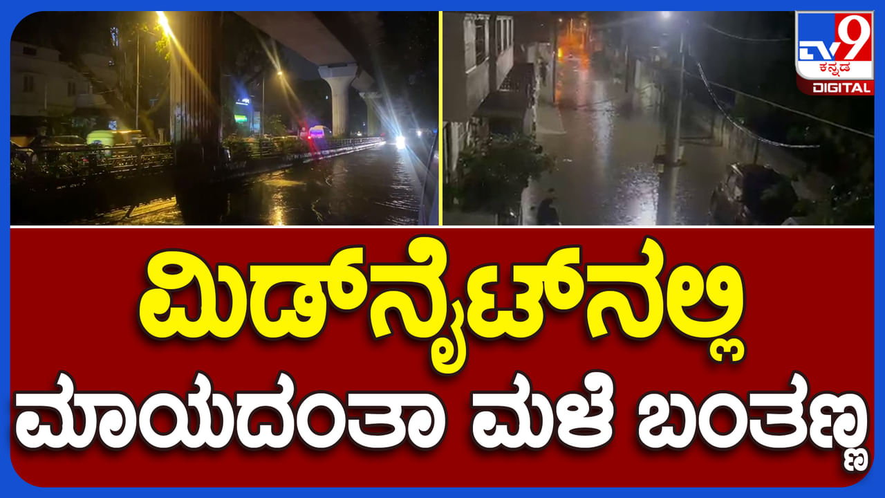 ಕೆರೆಯಂತಾದ ರಸ್ತೆಗಳು..ಕೆಟ್ಟು ನಿಂತ ವಾಹನಗಳು: ಬೆಂಗಳೂರಿನ ಮಳೆಯನ್ನು ವಿಡಿಯೋನಲ್ಲಿ ನೋಡಿ