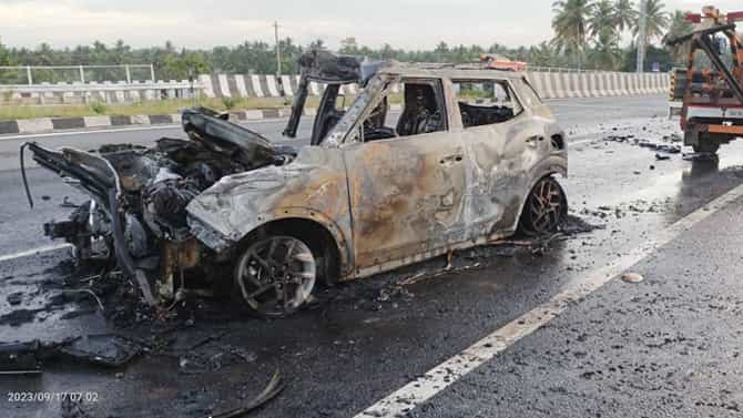 ಬೆಂಗಳೂರು-ಮೈಸೂರು ದಶಪಥ ಹೆದ್ದಾರಿಯಲ್ಲಿ ಭೀಕರ ರಸ್ತೆ ಅಪಘಾತ