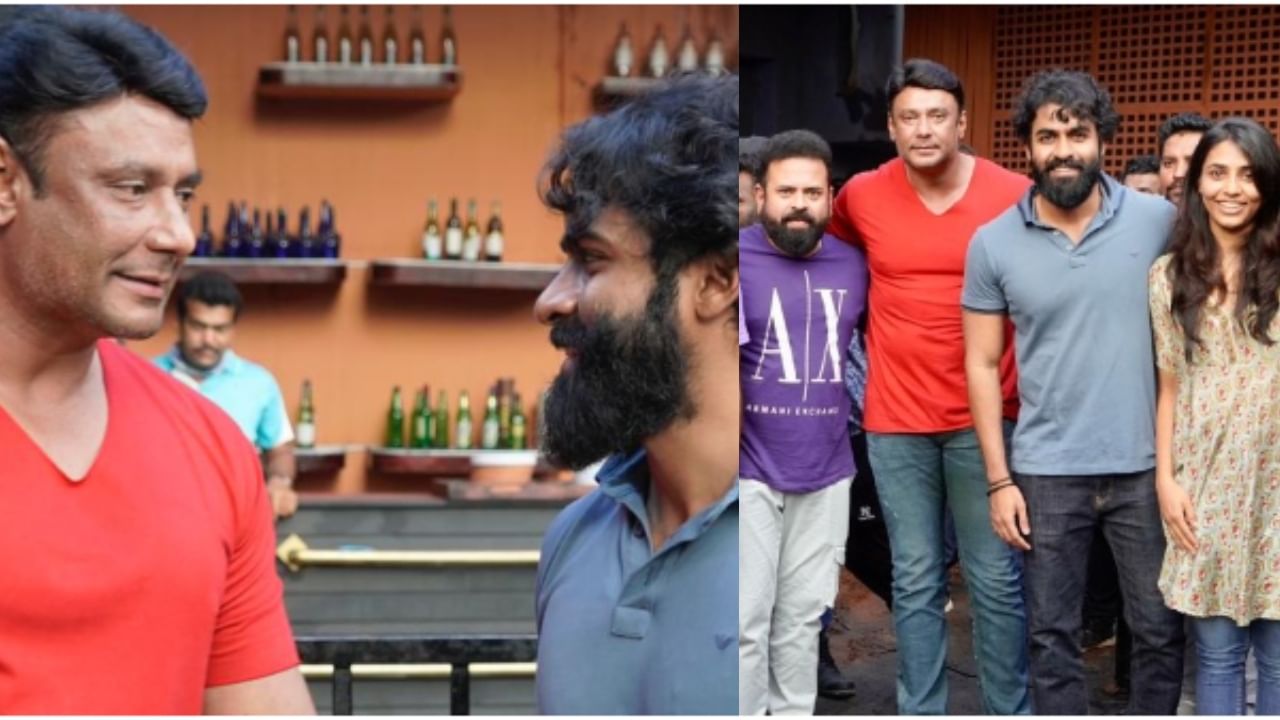 ಸಮಾಗಮ: 'ಯುವ' ಸಿನಿಮಾ ಸೆಟ್​ಗೆ ದರ್ಶನ್ ಭೇಟಿ, 'ಅಪ್ಪು'ಗೆಯಲ್ಲಿ ಕರಗಿದ ವೈಮನಸ್ಸು