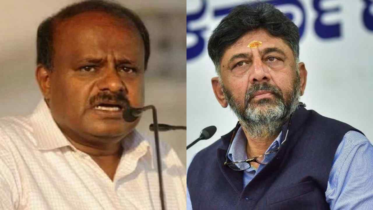 ಮಂಡ್ಯದಲ್ಲಿ ಜೋಡೆತ್ತು ಅಂತಾ ಕೈ ಎತ್ತಿದ್ದ ಡಿಕೆ ಶಿವಕುಮಾರ್ಗೆ ಟಾಂಗ್ ಕೊಟ್ಟ ಹೆಚ್ಡಿ ಕುಮಾರಸ್ವಾಮಿ