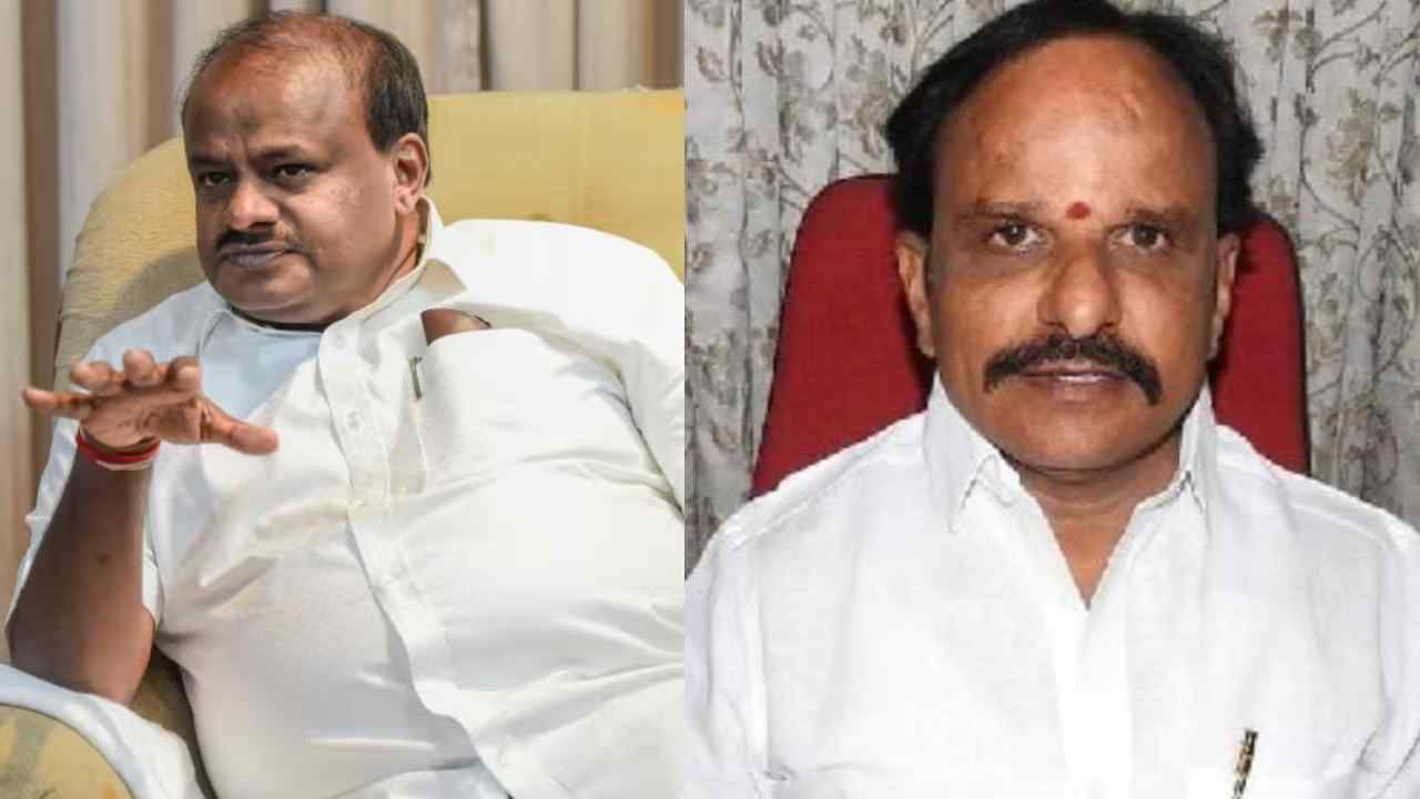 ಮಚ್ಚು ಹಿಡಿದುಕೊಂಡು ಹೋಗುವ ವ್ಯಕ್ತಿಗೆ ಸಚಿವ ಸ್ಥಾನ: ಕಾಂಗ್ರೆಸ್ ಸರ್ಕಾರದ ವಿರುದ್ಧ ಕುಮಾರಸ್ವಾಮಿ ಗರಂ ಮಚ್ಚು ಹಿಡಿದುಕೊಂಡು ಹೋಗುವ ವ್ಯಕ್ತಿಗೆ ಸಚಿವ ಸ್ಥಾನ: ಕಾಂಗ್ರೆಸ್ ಸರ್ಕಾರದ ವಿರುದ್ಧ ಕುಮಾರಸ್ವಾಮಿ ಗರಂ