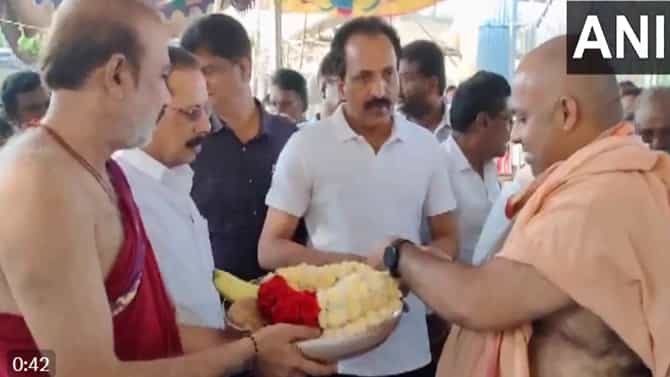 ಆದಿತ್ಯ-L1 ಉಡಾವಣೆಗೆ ಮುನ್ನ ತಿರುಪತಿಯಲ್ಲಿ ಪೂಜೆ ಸಲ್ಲಿಸಿದ ಇಸ್ರೋ ತಂಡ