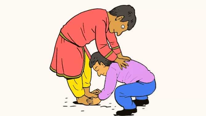 ಪಾದ ಮುಟ್ಟಿ ನಮಸ್ಕರಿಸುವುದರ ಹಿಂದೆ ಆರೋಗ್ಯ ಪ್ರಯೋಜಗಳಿವೆ 