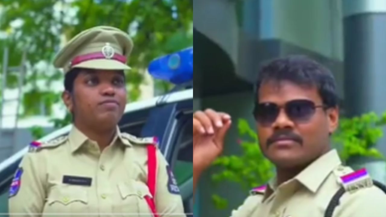 Viral Video: ಇಲಾಖೆಯ ಕಾರು, ಸಮವಸ್ತ್ರ ಬಳಸಿಕೊಂಡು ಡಿಫರೆಂಟ್ ಪ್ರಿ ವೆಡ್ಡಿಂಗ್ ಶೂಟ್ ಮಾಡಿಸಿಕೊಂಡ ಪೊಲೀಸ್ ದಂಪತಿ